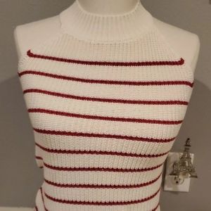Halter sweater.